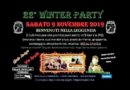 BERRA – 22° WINTER PARTY AL CLUB HOUSE VIA PONTE PUNZETTI – SABATO 9 NOVEMBRE 2019