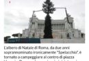 ROMA – TORNA SPELACCHIO: L'ALBERO DELLE POLEMICHE DIVENTERA' UNA STAR?