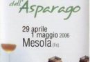 MESOLA 16° FESTA DELL’ASPARAGO 29 APRILE – 1° MAGGIO 2006