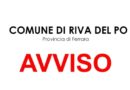 COMUNE DI RIVA DEL PO – AVVISO RIVOLTO ALLE ATTIVITÀ COMMERCIALI DI VENDITA AL DETTAGLIO DI PRODOTTI ALIMENTARI