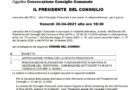 RIVA DEL PO – CONVOCAZIONE DEL CONSIGLIO COMUNALE PER VENERDI’ 30 APRILE 2021 ALLE ORE 18,30