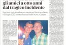 COCCANILE – La comunità ricorda gli amici a otto anni dal tragico incidente -Giacomo e Denis – La Nuova Ferrara 19.7.21