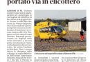 ALBERONE – Grave dopo l’incidente – Un anziano ciclista portato via in elicottero – La Nuova Ferrara 5.9.21