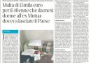 Copparo – Multa di 15mila euro per il 40enne che da mesi dorme all’ex mutua – doveva lasciare il paese – La Nuova Ferrara 27.1.22