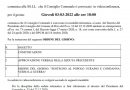 RIVA DEL PO – CONVOCAZIONE DEL CONSIGLIO COMUNALE PER GIOVEDI’ 3 MARZO 2022