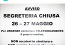 BERRA – MEDICINA DI GRUPPO – SEGRETERIA CHIUSA 26 E 27 MAGGIO 2022