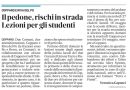 Copparo e Riva del Po – Il pedone, rischi in strada – Lezioni per gli studenti – La Nuova Ferrara 25.4.22